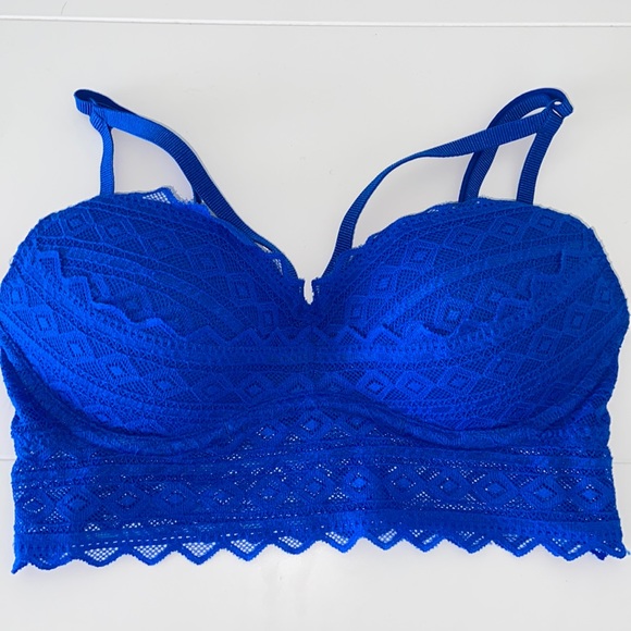 PINK front cross push up bralette - Picture 1 of 4